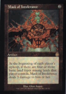 Mask of Intolerance - Apocalypse: #138, Magic: The Gathering Nm R60