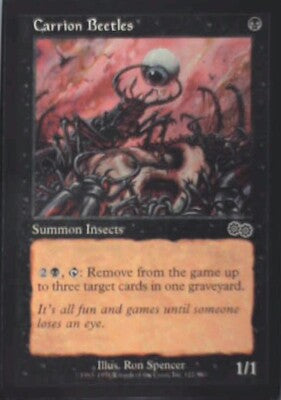 Carrion Beetles - Urza's Saga: #122, Magic: The Gathering Lp R96