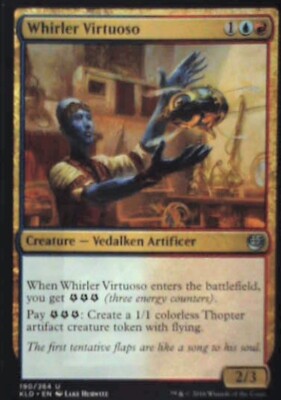 Whirler Virtuoso - Kaladesh: #190, Magic: The Gathering Nm R169