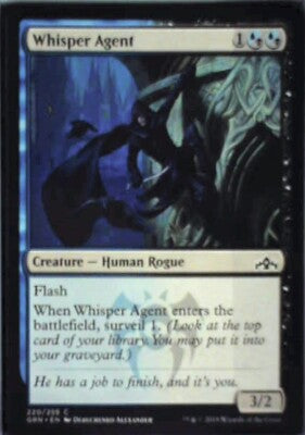 Whisper Agent - Guilds of Ravnica: #220, Magic: The Gathering Nm R160