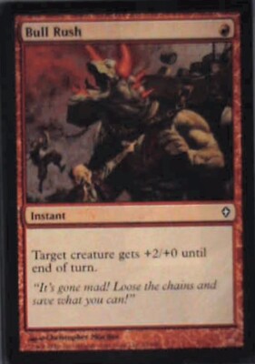 Bull Rush - Worldwake: #73, Magic: The Gathering Nm R176