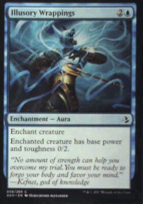 Illusory Wrappings - Amonkhet: #58, Magic: The Gathering Nm R156
