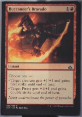 Buccaneer's Bravado - Rivals of Ixalan: #96, Magic: The Gathering Nm R72