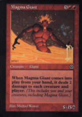 Magma Giant - Portal Second Age: #108, Magic: The Gathering Nm R110