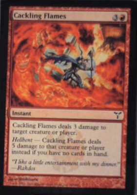 Cackling Flames - Dissension: #59, Magic: The Gathering Lp R99
