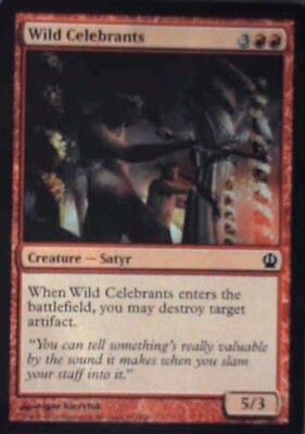 Wild Celebrants - Theros: #147, Magic: The Gathering Nm R223
