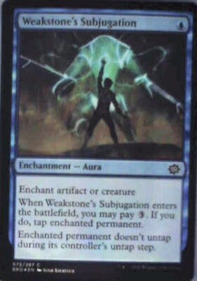 Weakstone's Subjugation - The Brothers' War: #72, MTG - Foil Lp R249