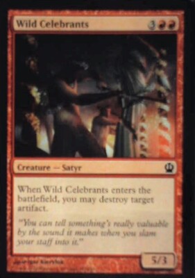 Wild Celebrants - Theros: #147, Magic: The Gathering Nm R224