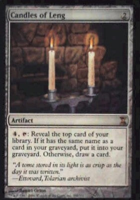 Candles of Leng - Time Spiral: #250, Magic: The Gathering Mp R37