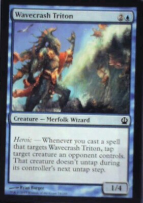 Wavecrash Triton - Theros: #74, Magic: The Gathering Nm R227