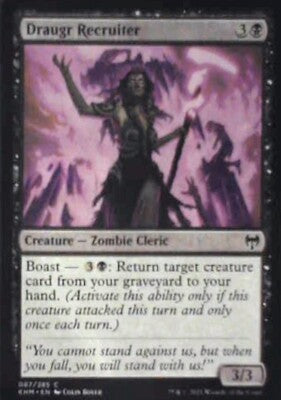 Draugr Recruiter - Kaldheim: #87, Magic: The Gathering Nm R169