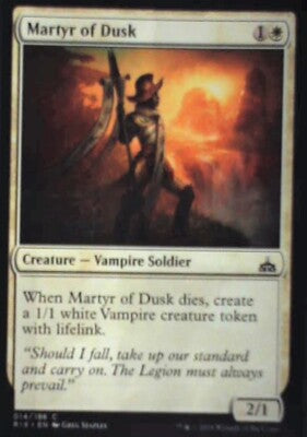Martyr of Dusk - Rivals of Ixalan: #14, Magic: The Gathering Nm R172
