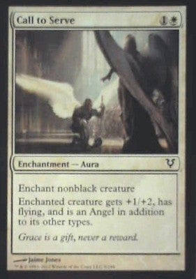 Call to Serve - Avacyn Restored: #9, Magic: The Gathering Nm C335
