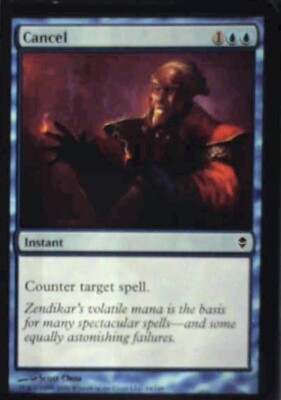 Cancel - Zendikar: #44, Magic: The Gathering Nm R155