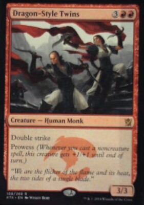 Dragon-Style Twins - Khans of Tarkir: #108, Magic: The Gathering Nm R130