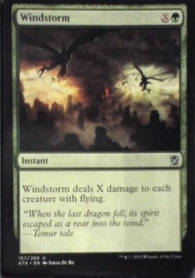 Windstorm - Khans of Tarkir: #157, Magic: The Gathering Nm R84