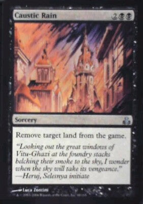 Caustic Rain - Guildpact: #44, Magic: The Gathering Nm R88