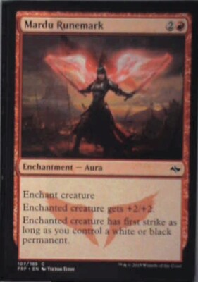 Mardu Runemark - Fate Reforged: #107, Magic: The Gathering Nm R202