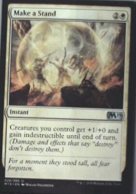 Make a Stand - Core Set 2019: #26, Magic: The Gathering Nm R92