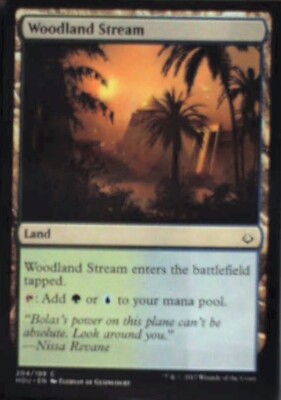 Woodland Stream - Hour of Devastation: #204, Magic: The Gathering Nm R217