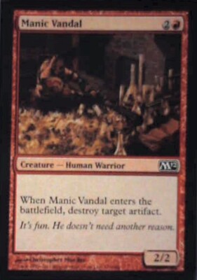 Manic Vandal - Magic 2011 (M11): #151, Magic: The Gathering Nm R132