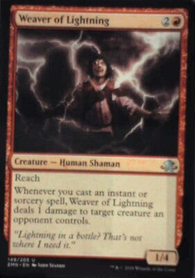 Weaver of Lightning - Eldritch Moon: #149, Magic: The Gathering Nm R102