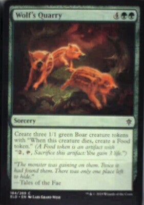 Wolf's Quarry - Throne of Eldraine: #184, Magic: The Gathering Nm R92