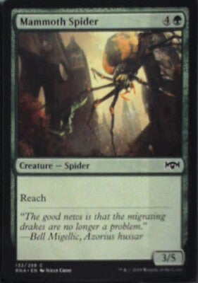 Mammoth Spider - Ravnica Allegiance: #132, Magic: The Gathering Nm R49