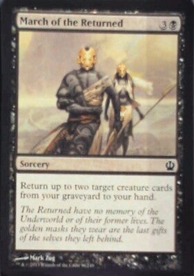 March of the Returned - Theros: #96, Magic: The Gathering Nm R61