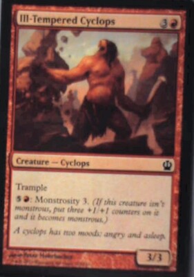 Ill-Tempered Cyclops - Theros: #125, Magic: The Gathering Nm R219
