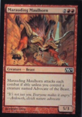 Marauding Maulhorn - Magic 2014 (M14): #145, Magic: The Gathering Lp R97