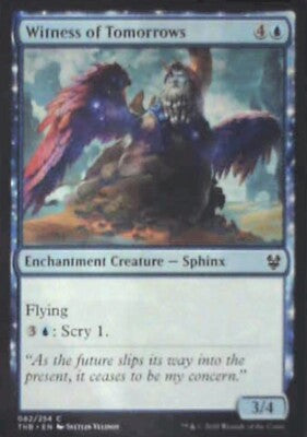 Witness of Tomorrows - Theros Beyond Death: #82, Magic: The Gathering Nm R181