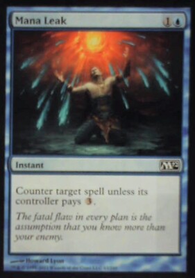 Mana Leak - Magic 2012 (M12): #63, Magic: The Gathering Nm R245