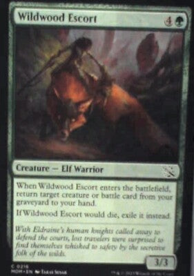 Wildwood Escort - March of the Machine: #216, Magic: The Gathering Nm R229
