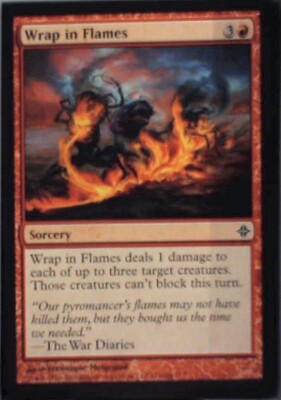 Wrap in Flames - Rise of the Eldrazi: #173, Magic: The Gathering Nm R172