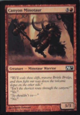 Canyon Minotaur - Magic 2013 (M13): #122, Magic: The Gathering Nm R119