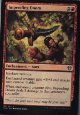 Impending Doom - Theros Beyond Death: #139, Magic: The Gathering Nm R203