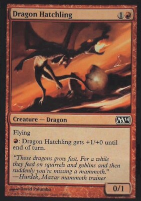 Dragon Hatchling - Magic 2014 (M14): #138, Magic: The Gathering Nm R130