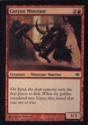 Canyon Minotaur - Conflux: #60, Magic: The Gathering Lp R99