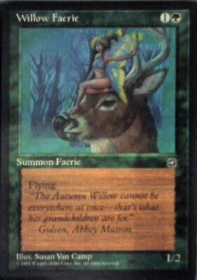 Willow Faerie - Homelands: #99a, Magic: The Gathering Nm R84