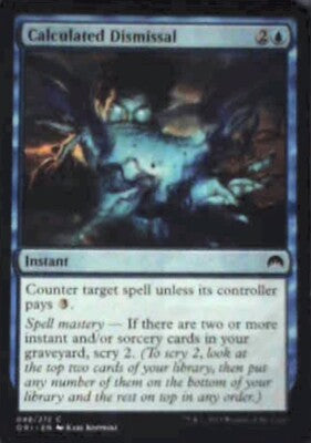 Calculated Dismissal - Magic Origins: #48, Magic: The Gathering Nm R193