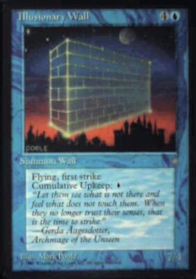 Illusionary Wall - Ice Age: #78, Magic: The Gathering Nm R195