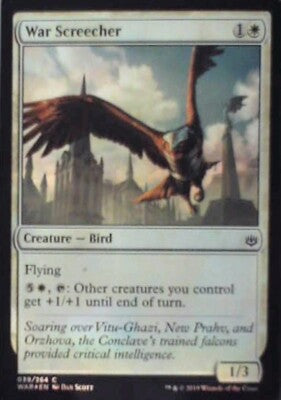 War Screecher - War of the Spark: #39, Magic: The Gathering - Foil Nm R248
