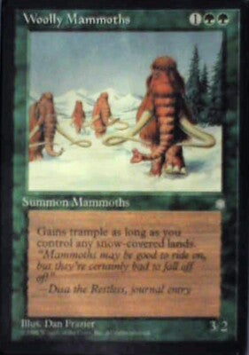 Woolly Mammoths - Ice Age: #278, Magic: The Gathering Nm R195