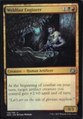 Weldfast Engineer - Aether Revolt: #139, Magic: The Gathering Nm R142