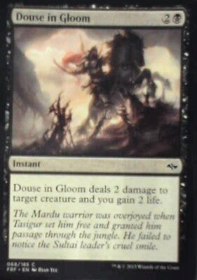 Douse in Gloom - Fate Reforged: #68, Magic: The Gathering Nm R242