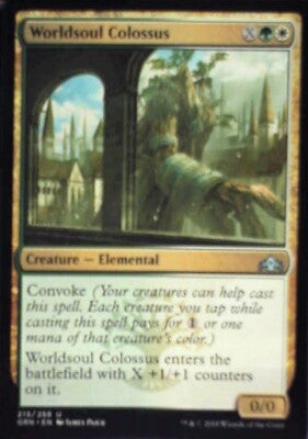 Worldsoul Colossus - Guilds of Ravnica: #215, Magic: The Gathering Nm R150