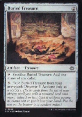 Buried Treasure - The Lost Caverns of Ixalan: #246, Magic: The Gathering Nm R185