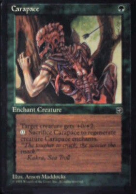 Carapace - Homelands: #84a, Magic: The Gathering Nm R202