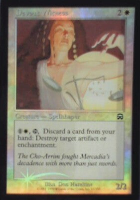 Devout Witness - Mercadian Masques: #17, Magic: The Gathering - Foil Lp R249